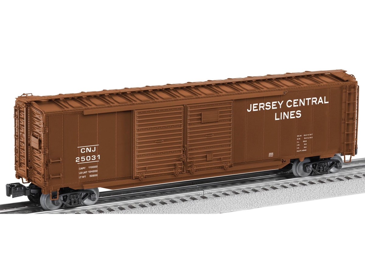 Lnl81108 50 Ft. Central Of New Jersey Scale Double Door Boxcar