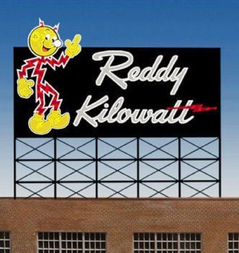 Mie3681 Ho-o Reddy Kilowatt Animated Sign