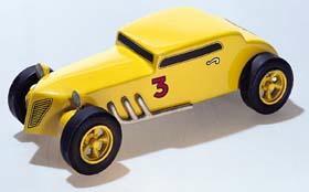 Pinp374 Bandit Coupe - Deluxe Kit, Pinewood Derby