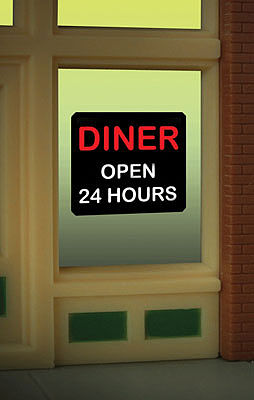 Mie8965 Diner Window Sign