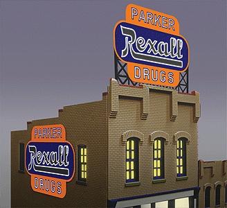 Mie7581 Rexall Animated Neon Large Billboard Kit