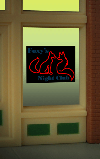 Mie9010 N-ho Foxys Window Sign