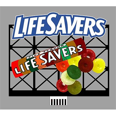 Mie880851 O-ho Scale Lifesavers Billboard Sign