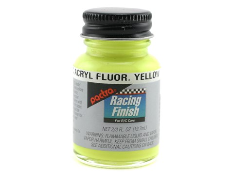 Pactra PACRC5407 1 oz Pactra Arcyl Paints Fluorescent - Yellow Pactra PACRC5407 1 oz Pactra Arcyl Paints Fluorescent - Yellow