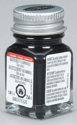 Testors Paints TES1154TT Testors Gloss Enamel Glass Jar Paint - Black Metallic Testors Paints TES1154TT Testors Gloss Enamel Glass Jar Paint - Black Metallic