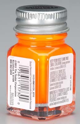 Testors Paints TES1173TT Testors Gloss Enamel Glass Jar Paint - Orange Fluorescent Testors Paints TES1173TT Testors Gloss Enamel Glass Jar Paint - Orange Fluorescent