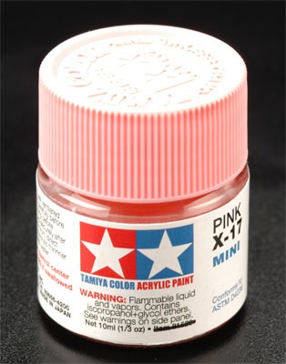 Tamiya Paint TAM81517 Tamiya Mini XF-17 Arcylic Glass Jar Paint - Pink Tamiya Paint TAM81517 Tamiya Mini XF-17 Arcylic Glass Jar Paint - Pink