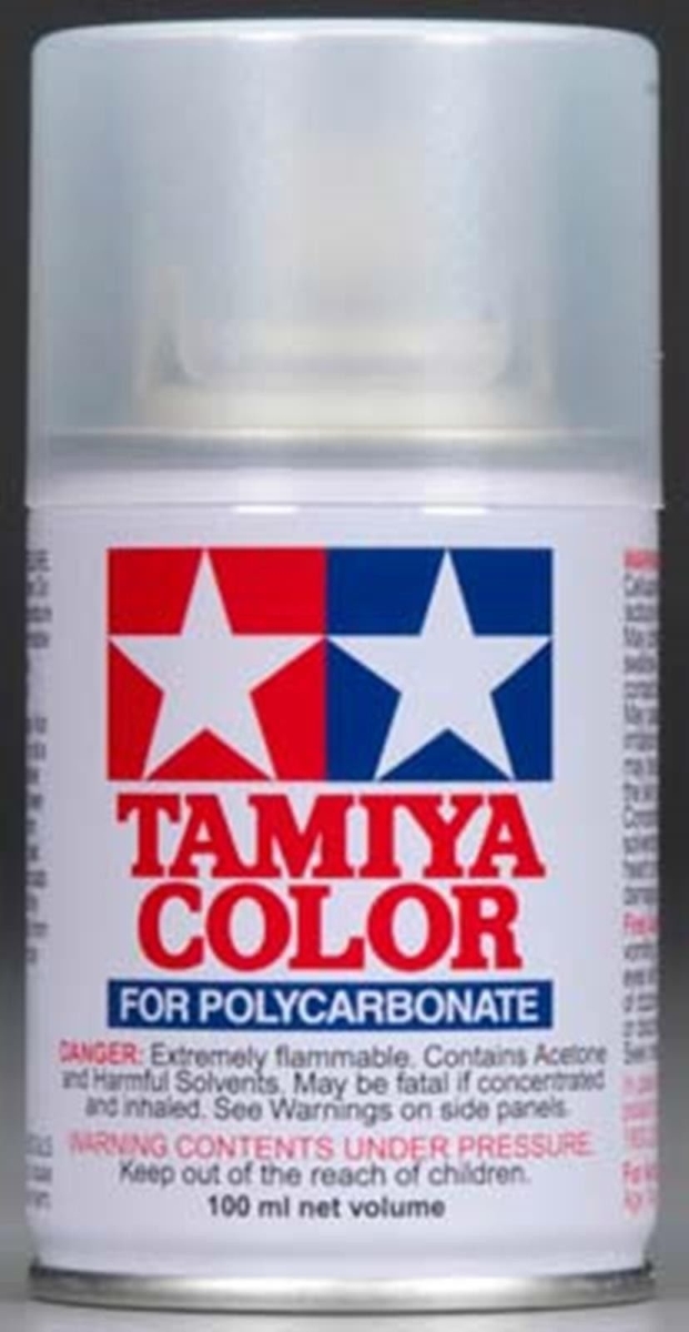 Tam86058 Tamiya Polycarbonate Spray Paint Pearl Clear
