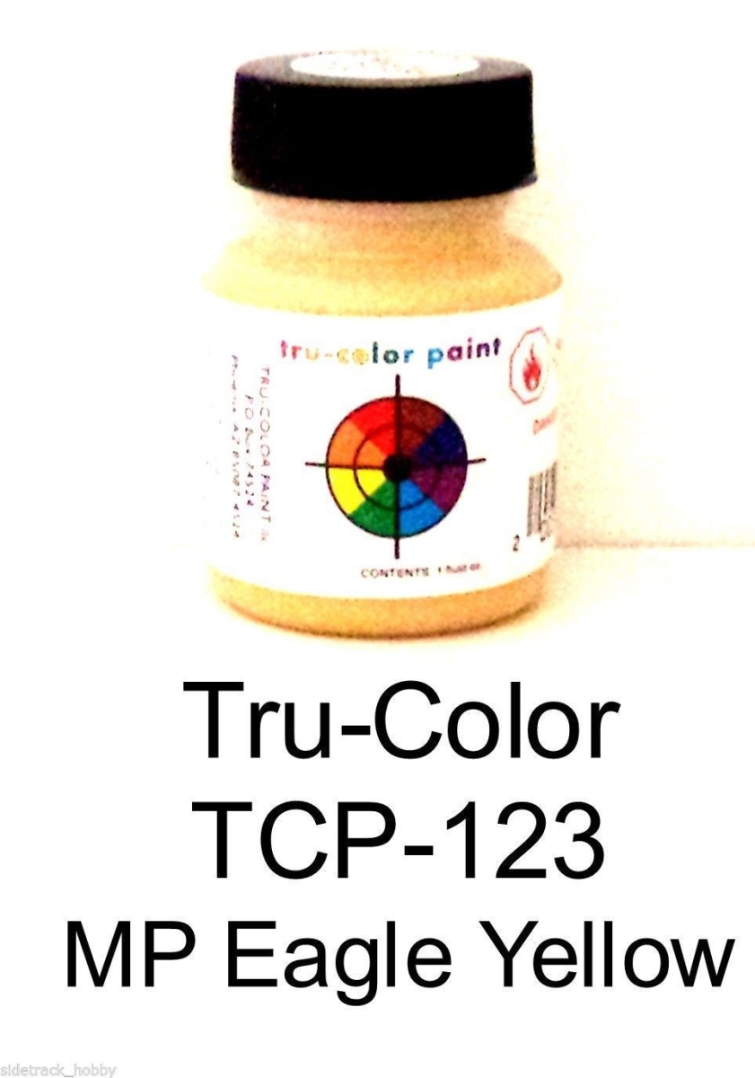 Tru-Color Paint TCP123 1 oz True Color MP Missouri Pacific Eagle Yellow Paint Bottle Tru-Color Paint TCP123 1 oz True Color MP Missouri Pacific Eagle Yellow Paint Bottle