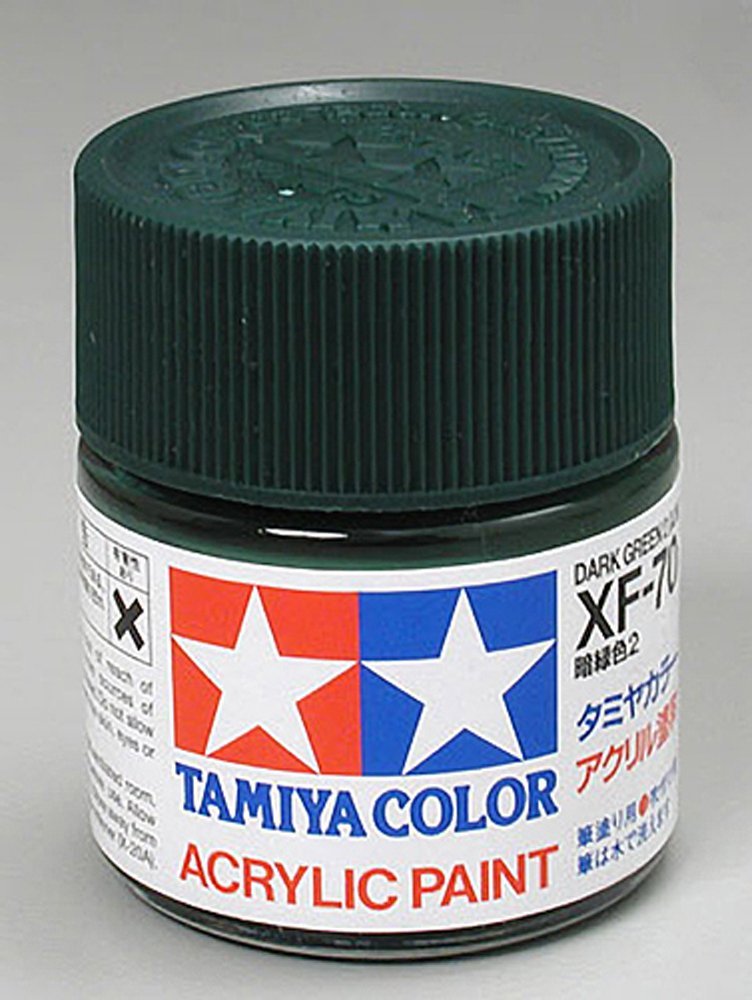 Tamiya Paint TAM81370 Acrylic - Dark Green Tamiya Paint TAM81370 Acrylic - Dark Green