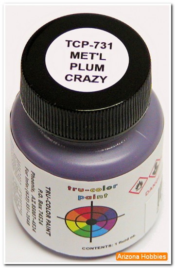 Tru-Color Paint TCP731 1 oz Tru-Color Paint - Metallic Plum Crazy Tru-Color Paint TCP731 1 oz Tru-Color Paint - Metallic Plum Crazy
