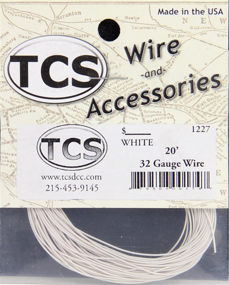 Tcs1227 20 Ft. 32 Gauge Wire - White