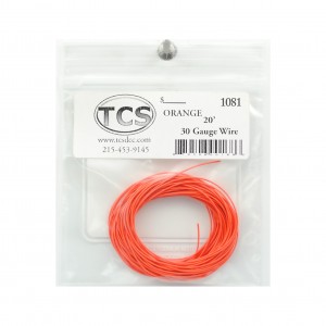 Tcs1081 20 Ft. 30 Gauge Wire - Orange