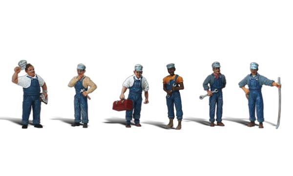 Woo1859 Train Mechanics - Ho Scale, 7 Piece