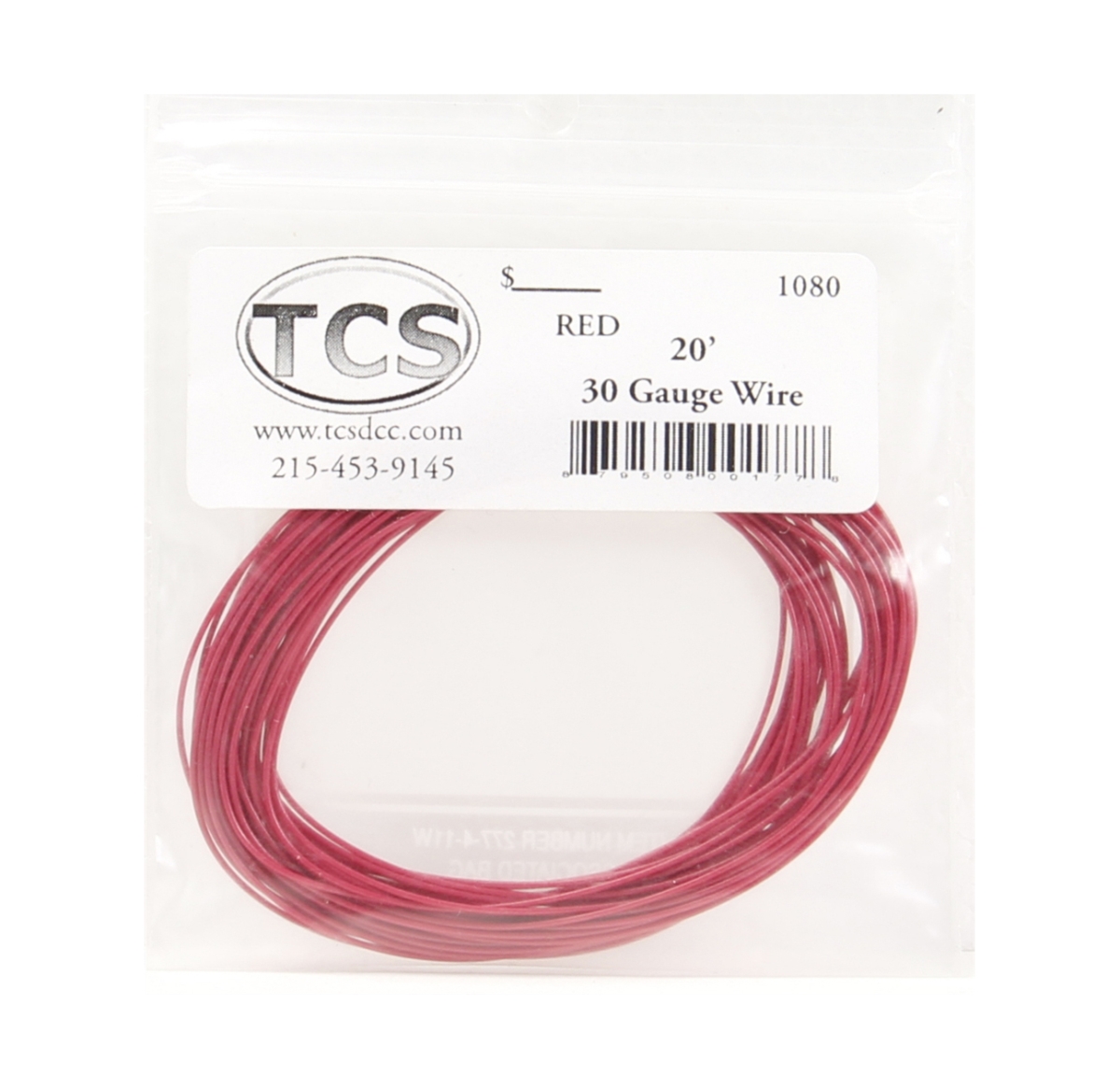 Tcs1080 20 Ft. 30 Gauge Wire - Red