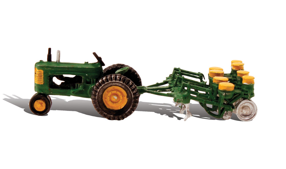 WOO5565 HO Tractor &amp; Planter