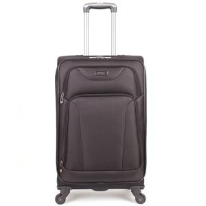 Heritage Travelware 882695 24 In. Wicker Park 4 Wheel Upright Luggage Bag With Two Outside Accessory Pockets - Barn Red