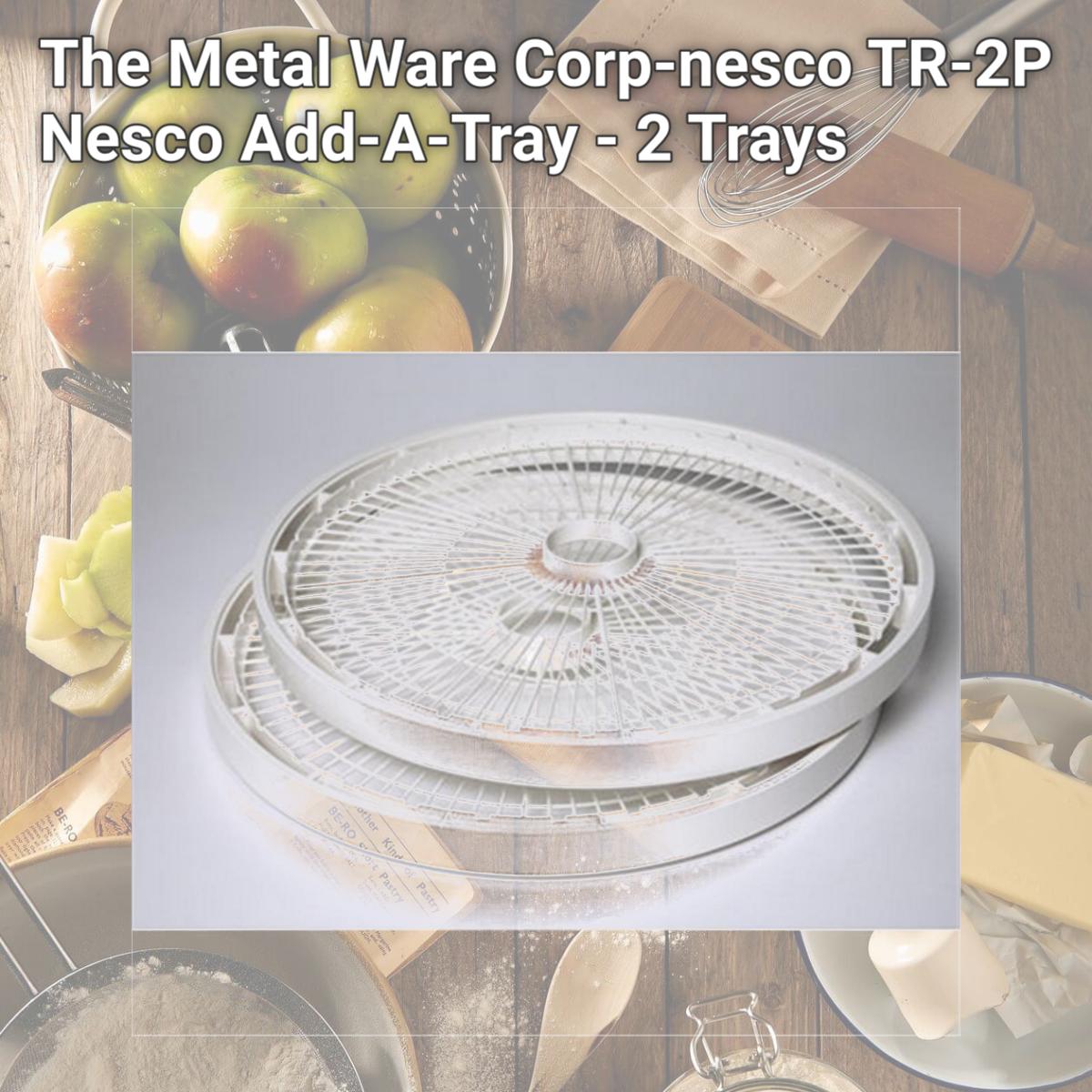 Picture of The Metal Ware Corp-nesco TR-2P Nesco Add-A-Tray - 2 Trays