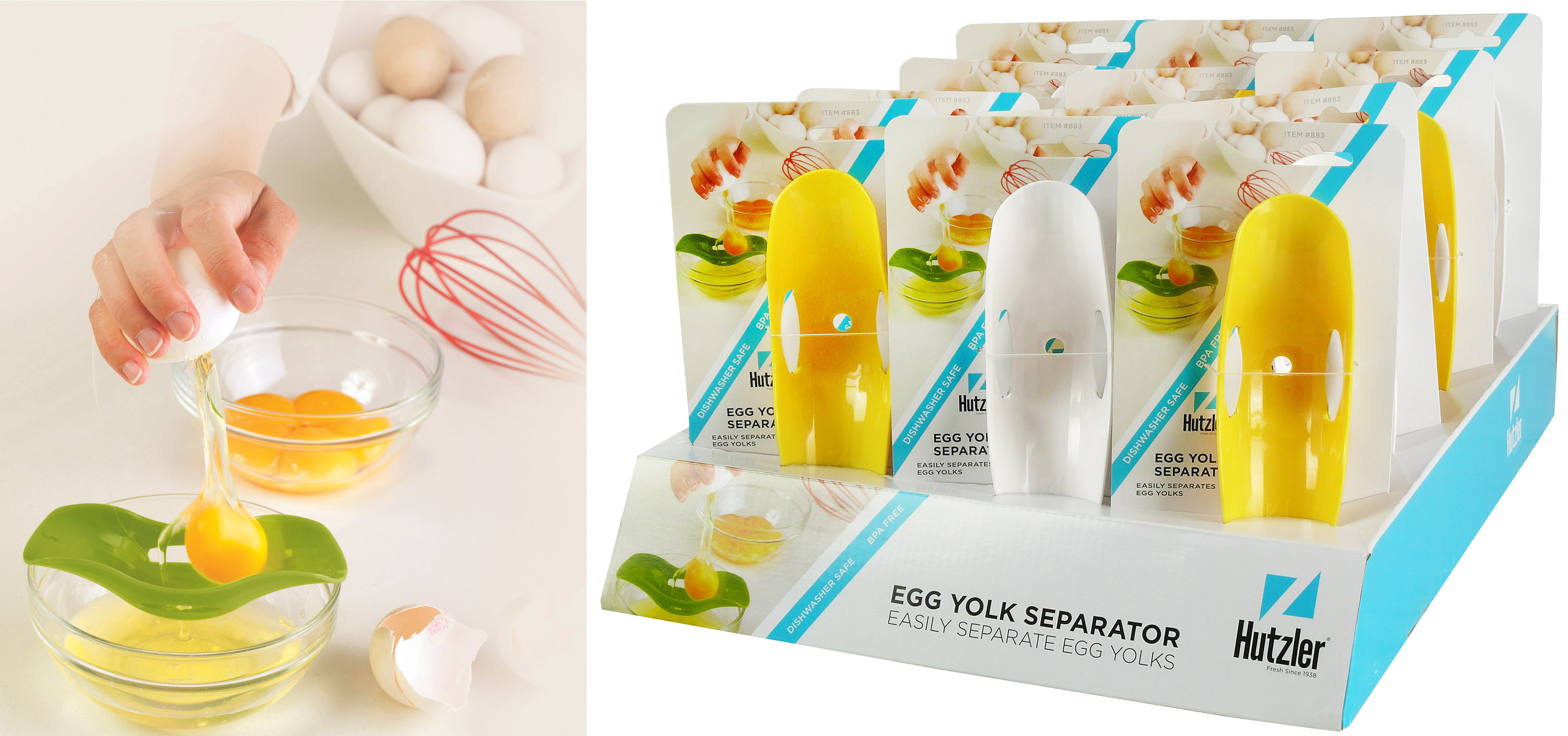 12-883 Egg Yolk Separator Counter Display (12 Pack)