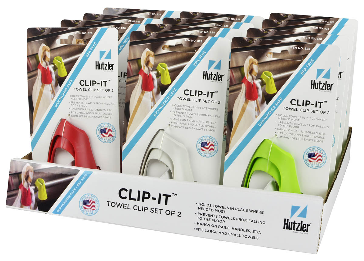 12-828 Clip-it Set Of 2 Towel Counter Display, Pack Of 12