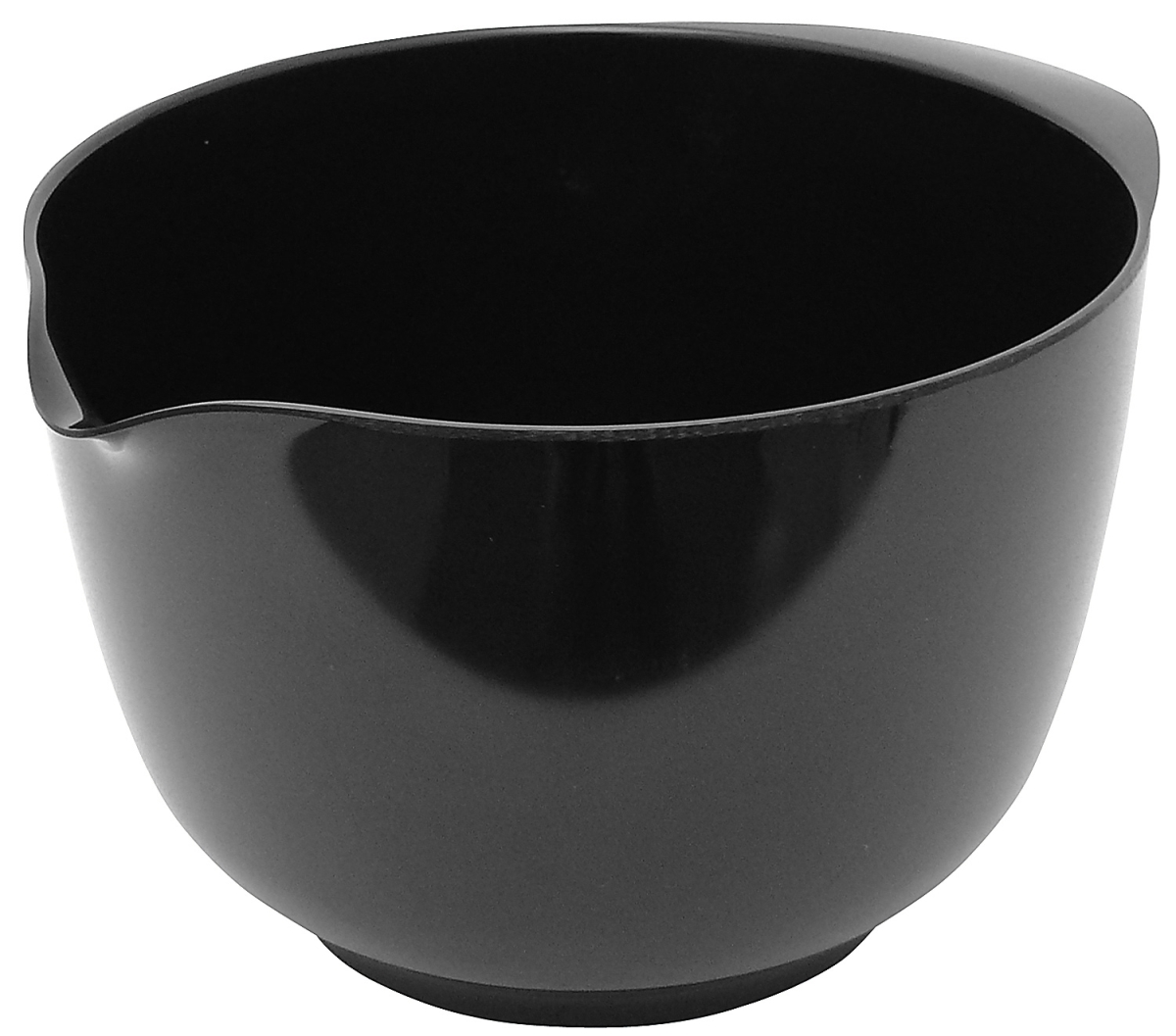 1.5 Litre Melamine Mixing Bowl - Black, Pack Of 6