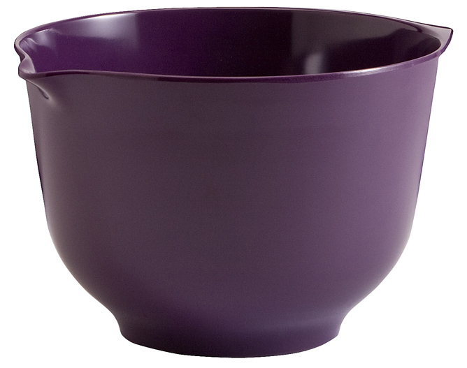 1.5 Litre Melamine Mixing Bowl - Purple, Pack Of 6