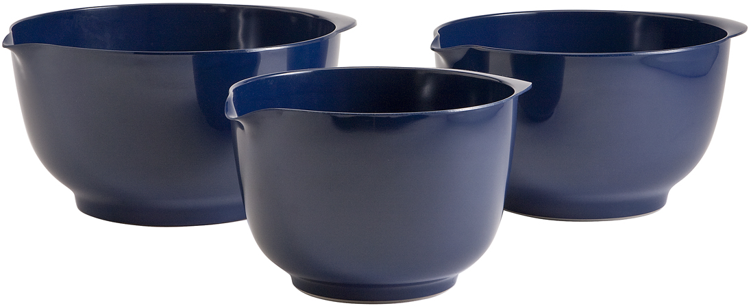 234cb Melamine Mixing Bowl Gift Box - Cobalt Blue, Set Of 4