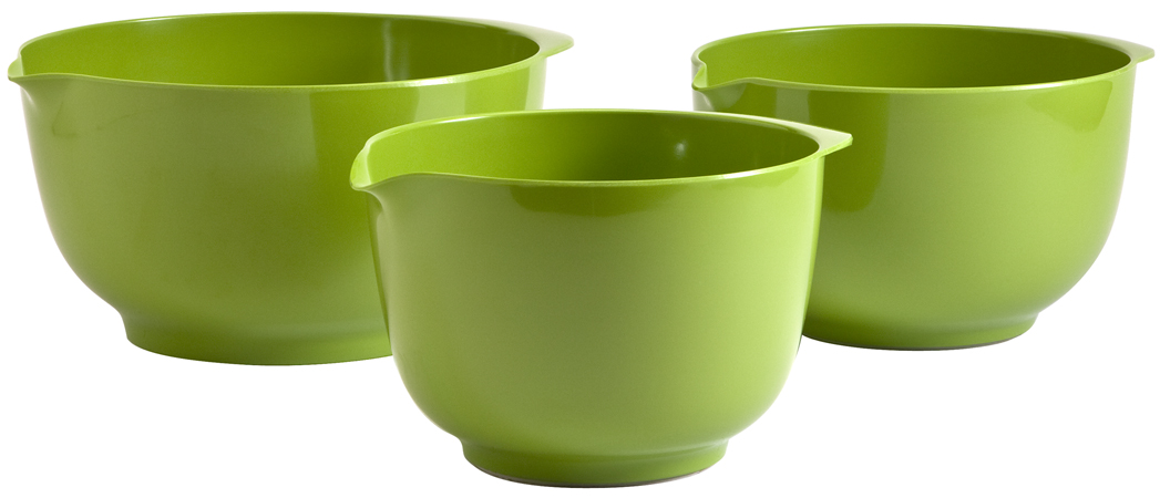 234gr Melamine Mixing Bowl Gift Box - Green, Set Of 4