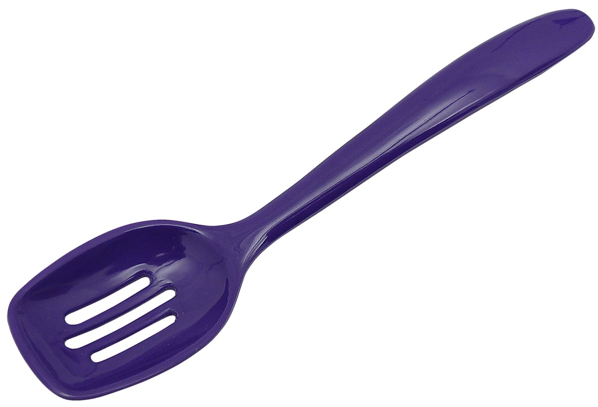 9516vt 7.5 In. Melamine Mini Slotted Spoon - Violet, Pack Of 200
