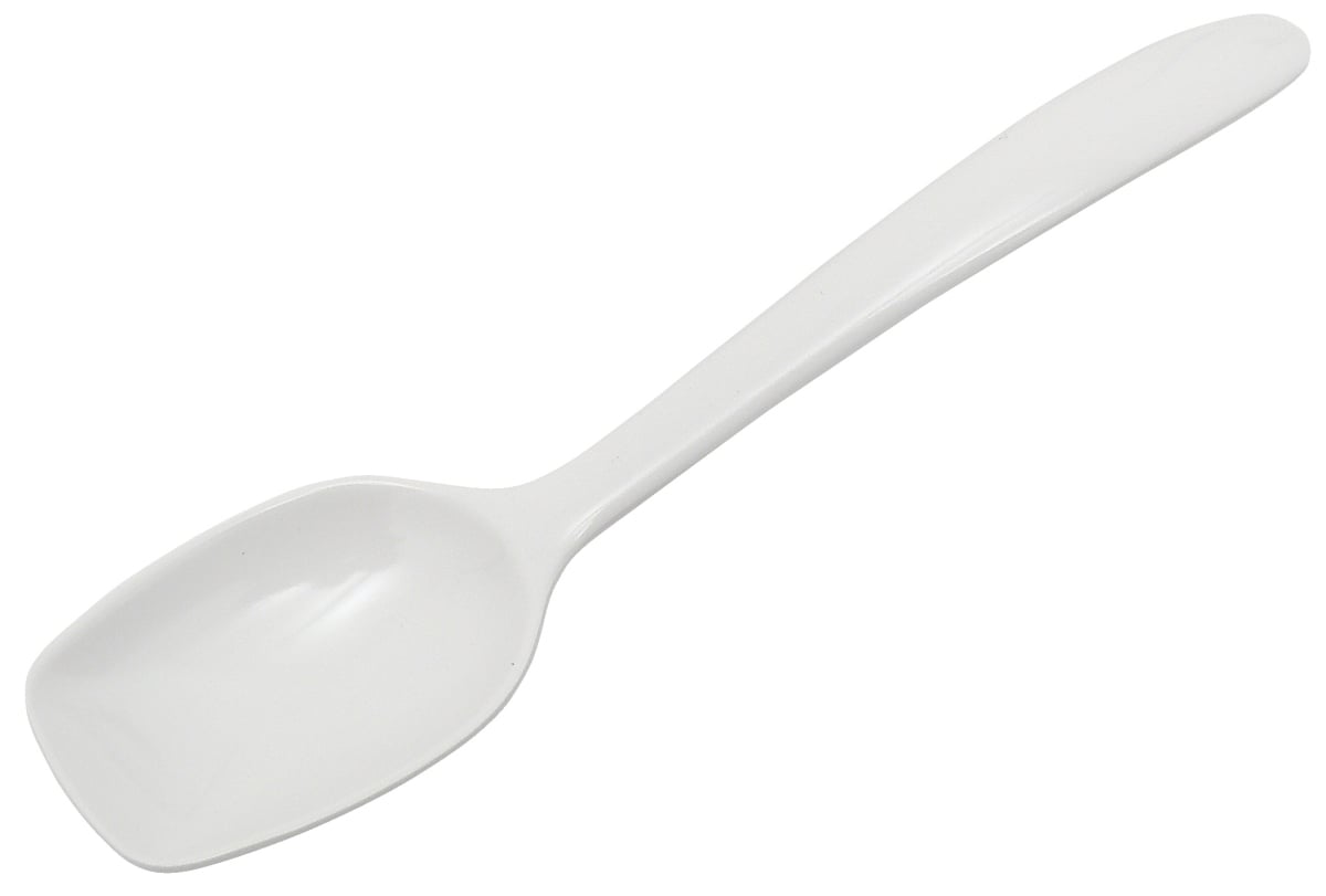 7.5 In. Melamine Mini Spoon - White, Pack Of 200