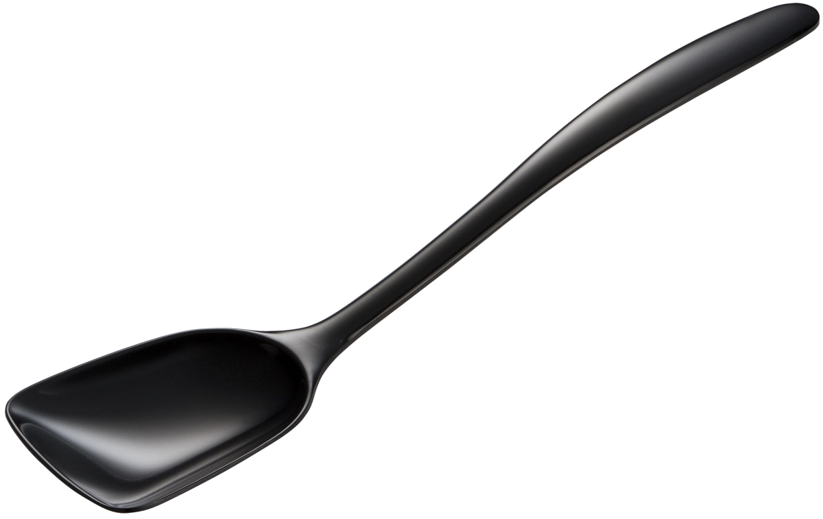 11 In. Melamine Spoon - Black, Pack Of 200