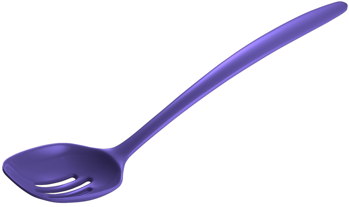 12 In. Melamine Slotted Spoon - Violet, Pack Of 200
