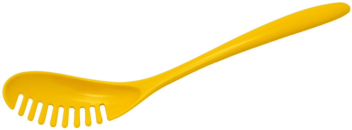 12.75 In. Melamine Pasta Spoon - Yellow, Pack Of 200
