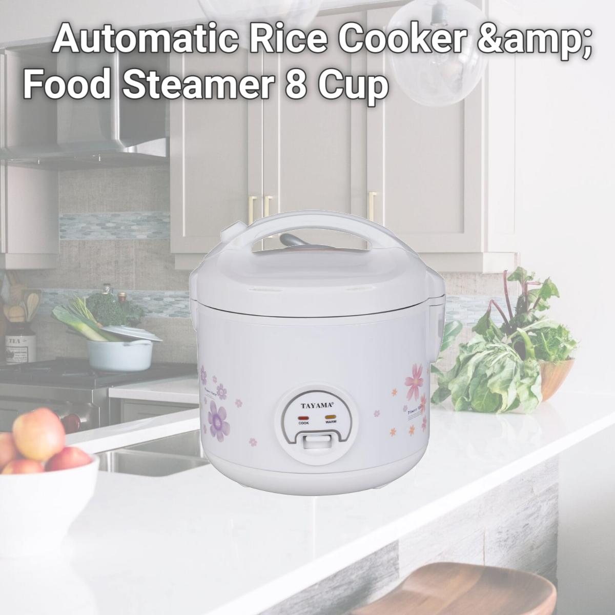 Picture of Tayama TRC-08  Automatic Rice Cooker &amp; Food Steamer 8 Cup