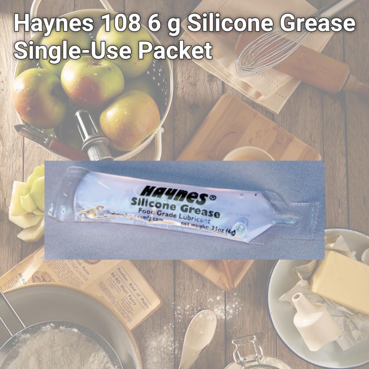 Picture of Haynes 108 6 g Silicone Grease Single-Use Packet