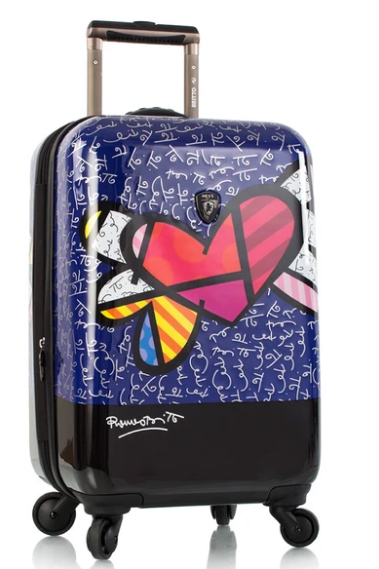 16049-6935-21 21 In. Britto Heart With Wings - Multi Color