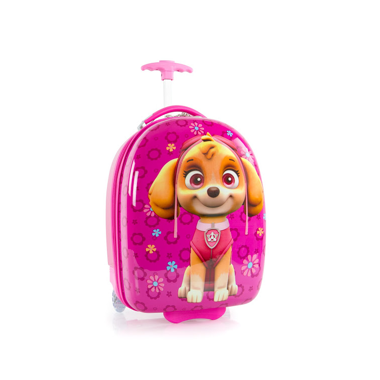 16246-6045-00 Nickelodeon Kids Luggage Case Round Shape - Paw Patrol, Pink