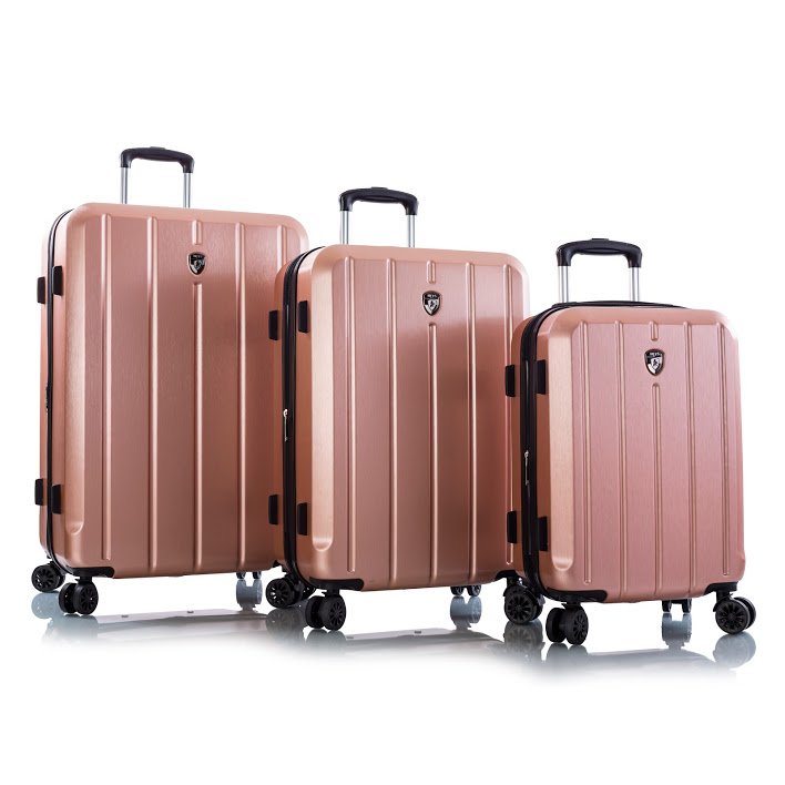 10122-0015-s3 Para-lite Lilac Luggage, Rose Gold - 3 Piece