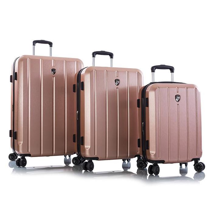 10122-0003-s3 Para-lite Suitcase Set, Red - 3 Piece