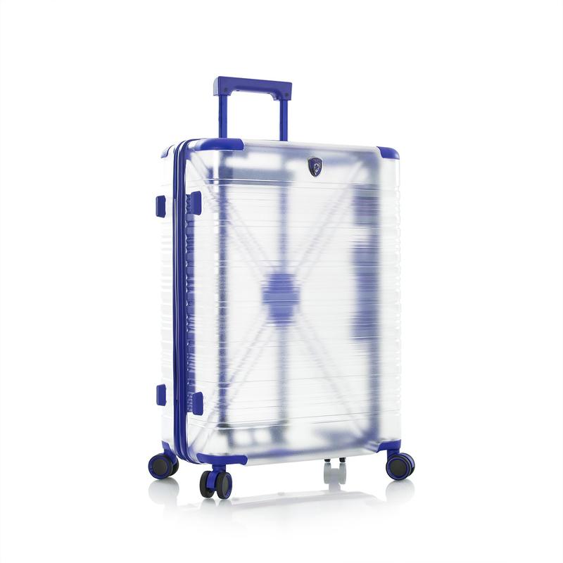 10143-0004-30 30 In. X-ray Suitcase, Blue