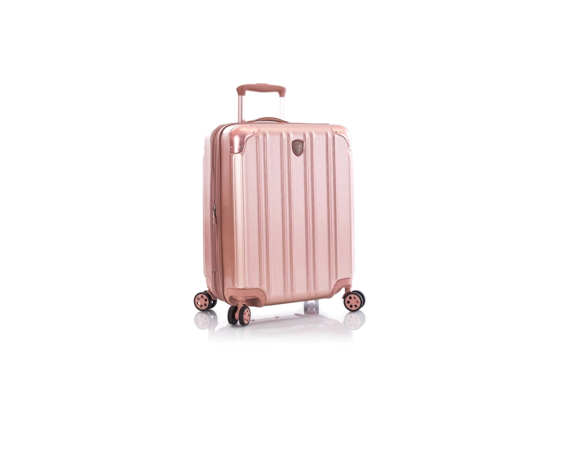 10145-0131-21 21 In. Duotrak Suitcase, Rose Gold