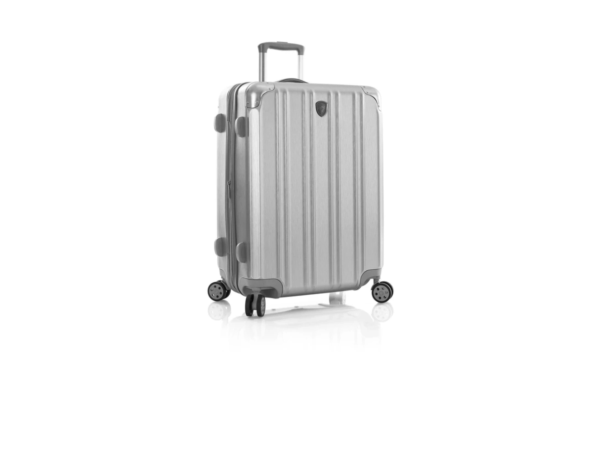 10145-0002-26 26 In. Duotrak Suitcase, Silver