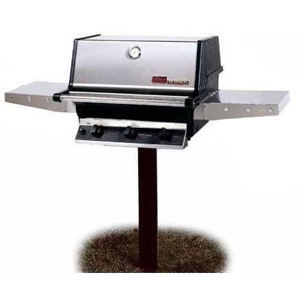 Modern Home Thrg2-ns 1 Infrared & 2 Stainless Steel Natural Gas Grill Burner