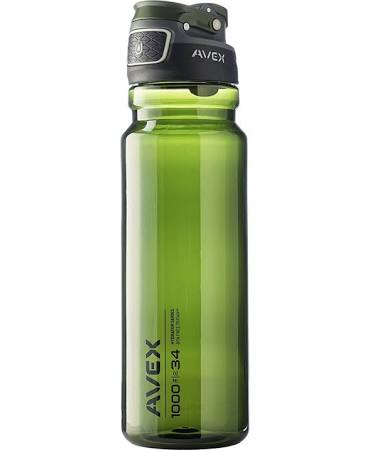 V34001aq0 34 Oz Aqua Vacuum Insulated Bottle - 3 Finger Grip Lid