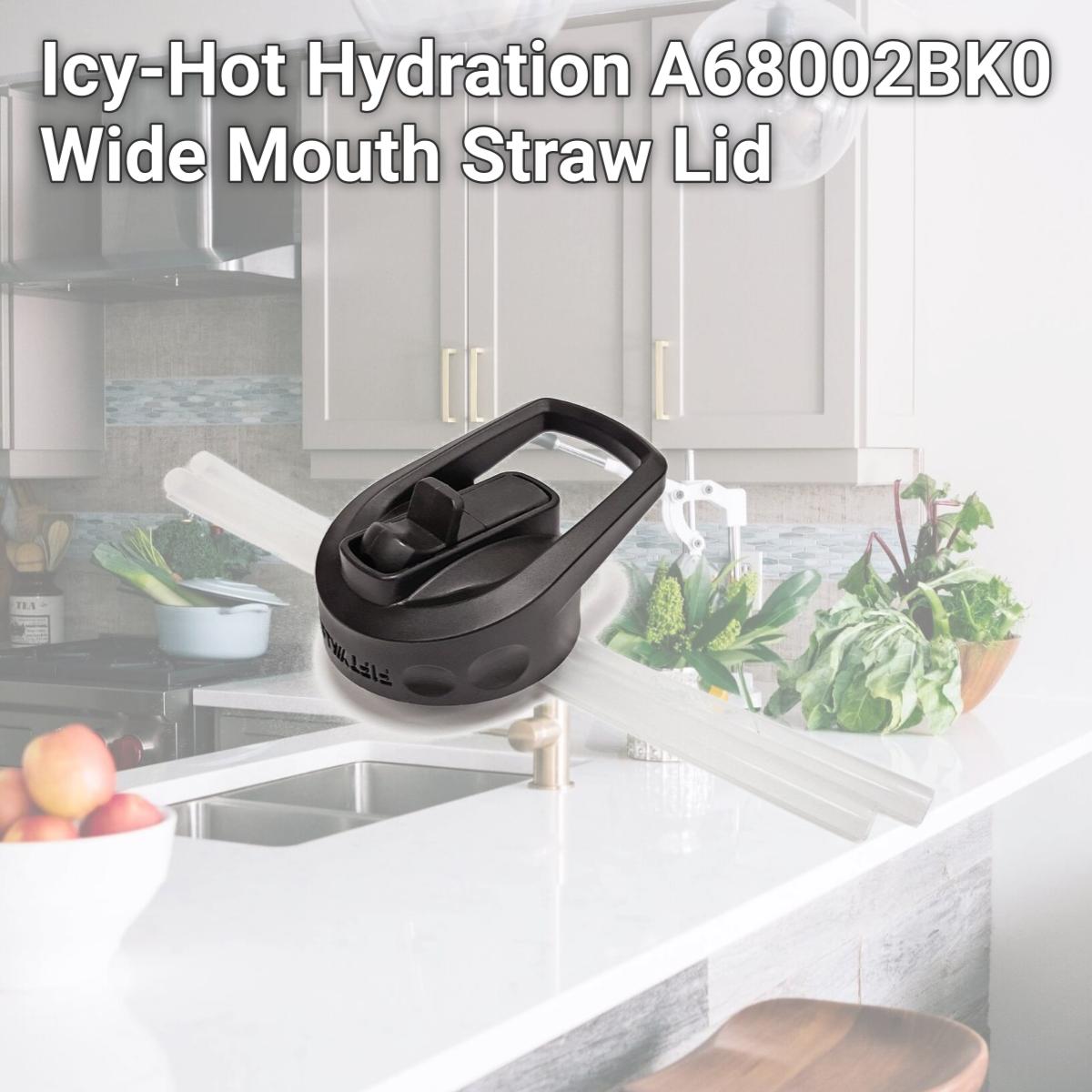 Picture of Icy-Hot Hydration A68002BK0 Wide Mouth Straw Lid 