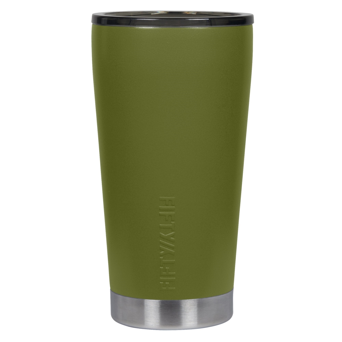 T16000003 16 Oz Vacuum-insulated Tumbler With Smoke Cap, Olive Green