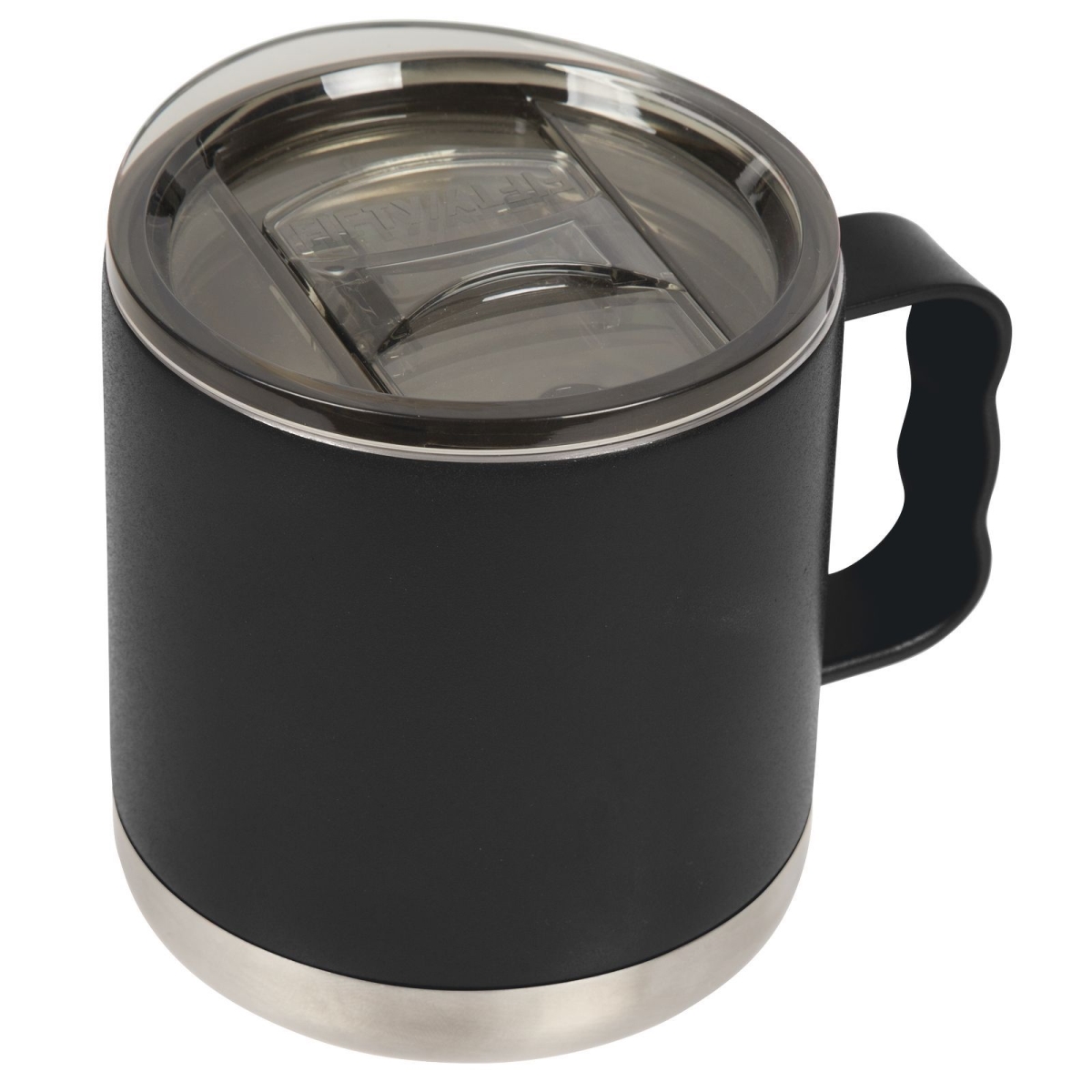 T15000003 15 Oz Double-wall Vacuum Insulated Camp Mugs With Slide Lid, Matte Black