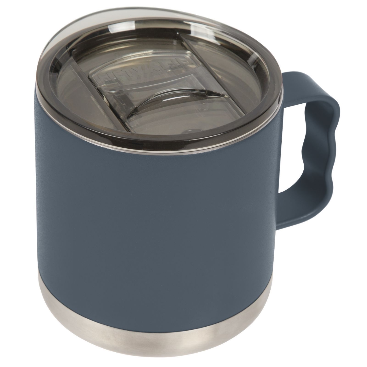 T15000004 15 Oz Double-wall Vacuum Insulated Camp Mugs With Slide Lid, Slate Grey
