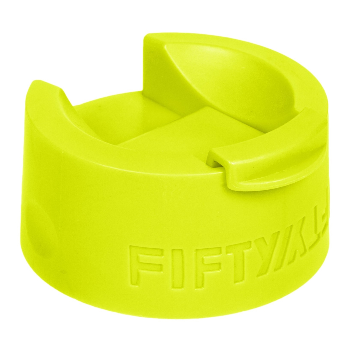 A68003lm0 Fifty & Fifty Wide-mouth Coffee Flip-top Cap, Lime Green