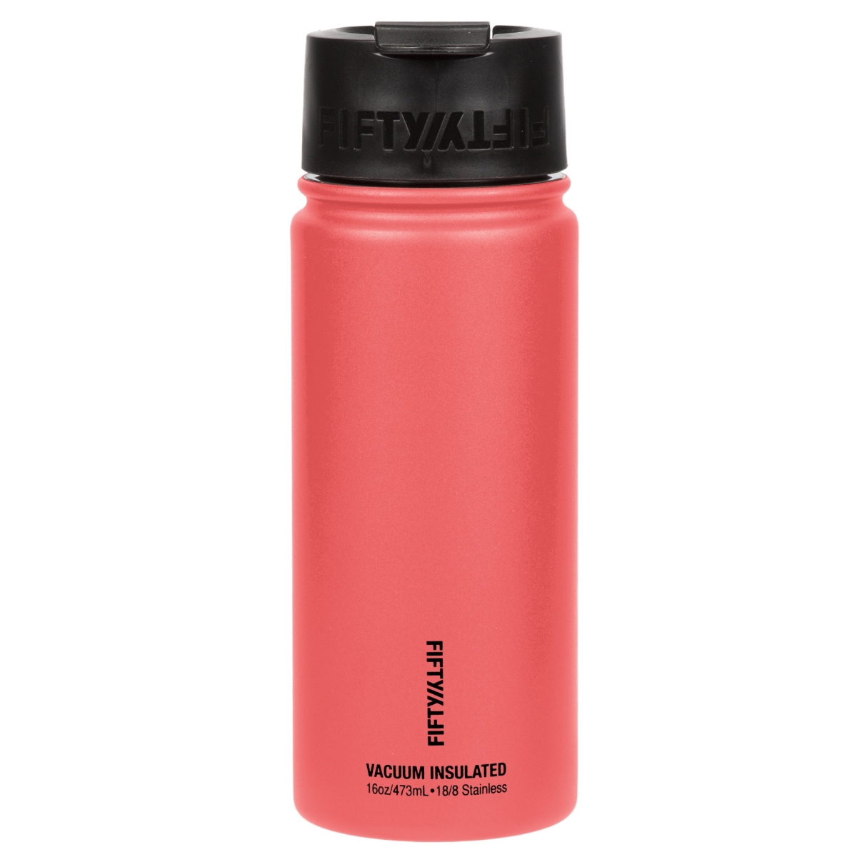 V16003cr0 16 Oz Double-wall Vacuum-insulated Bottles With Flip Cap, Coral